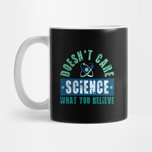 SCIENCE DOESN'T CARE WHAT YOU BELIEVE RETRO by HelloShop88